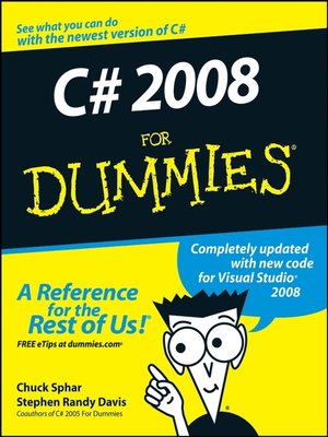 cover image of C# 2008 For Dummies